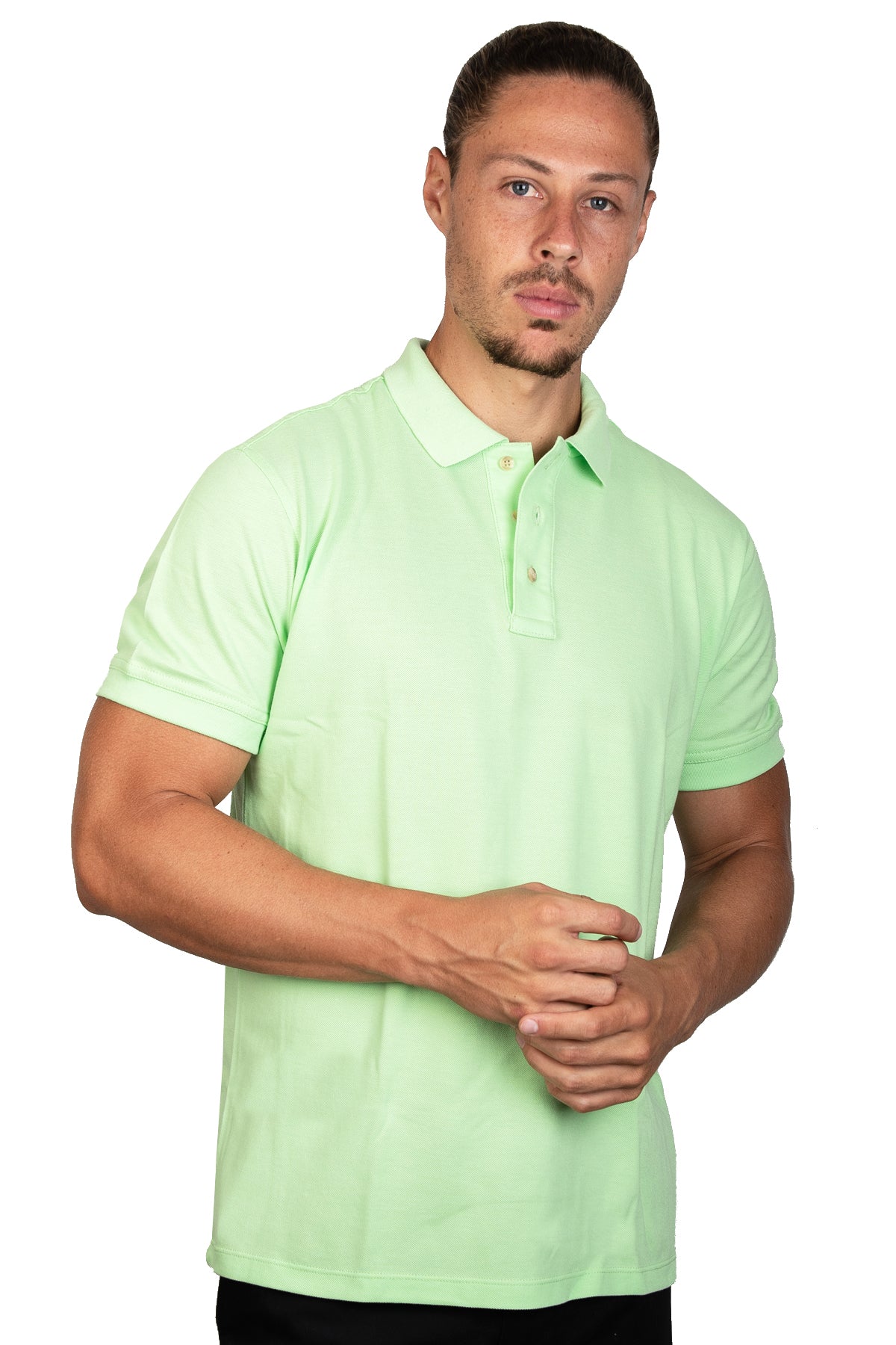 Playera Polo Verde Manzana A0400 - Main Image