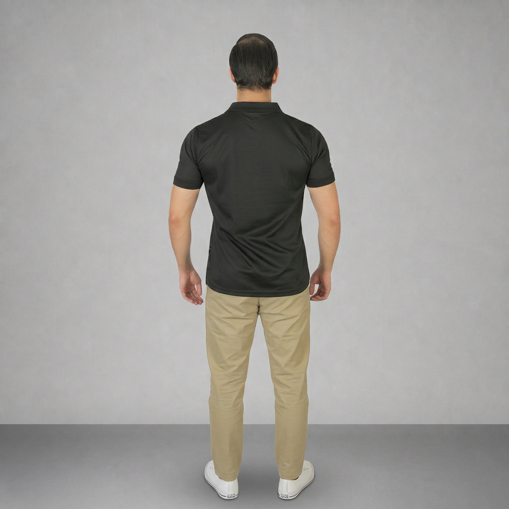 Polo Playera Polo Caballero Dry Fit Negro A1770
