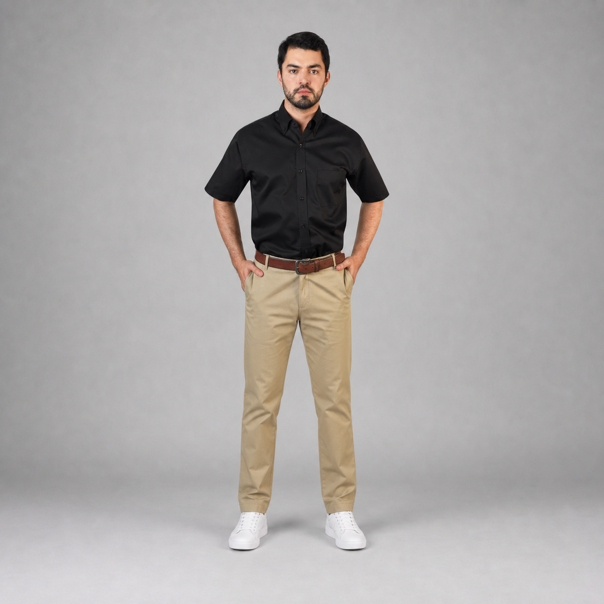 Camisa Florencia Negro A0110