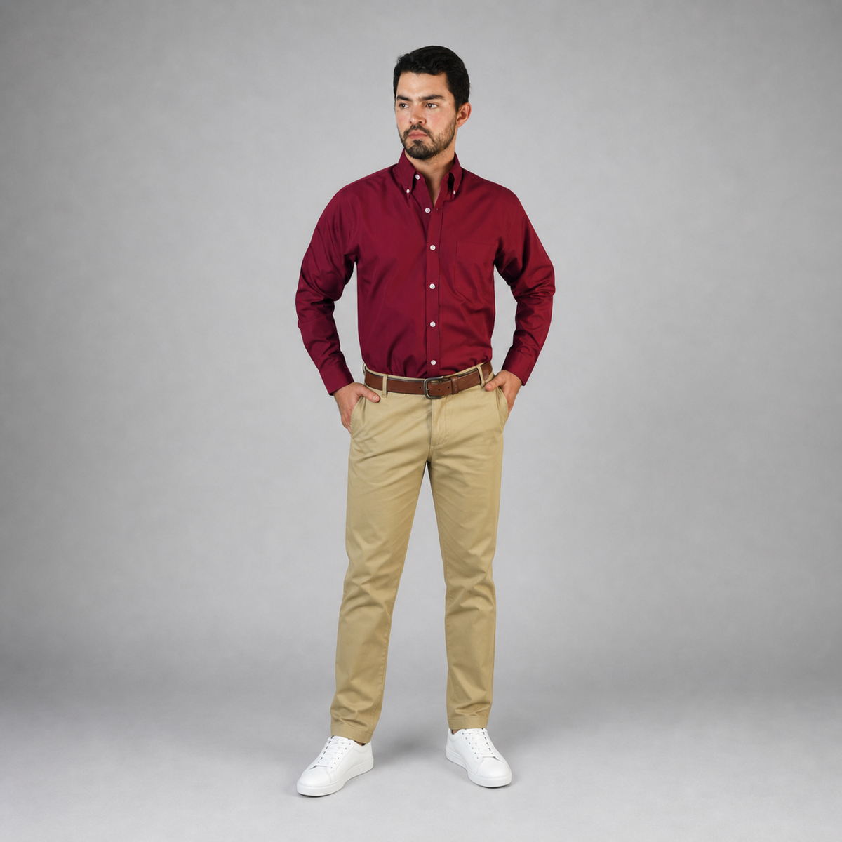 Camisa Venecia Tinto A0035