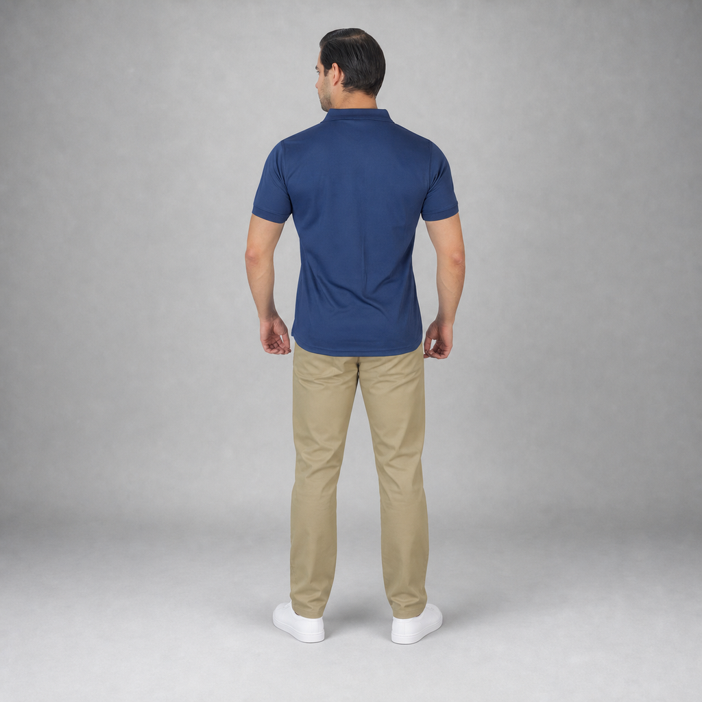 Polo Playera Polo Caballero Dry Fit Navy A1770