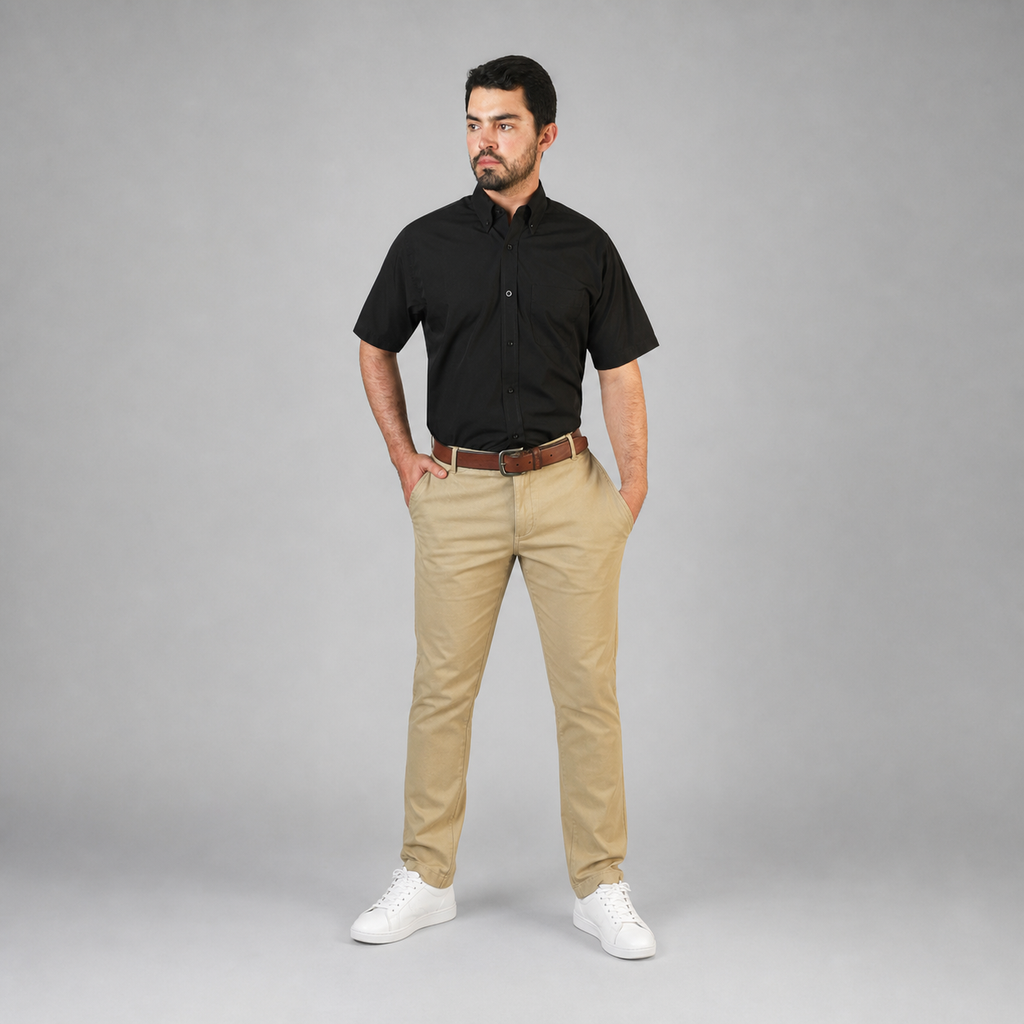 Camisa Sorrento Negro A0040