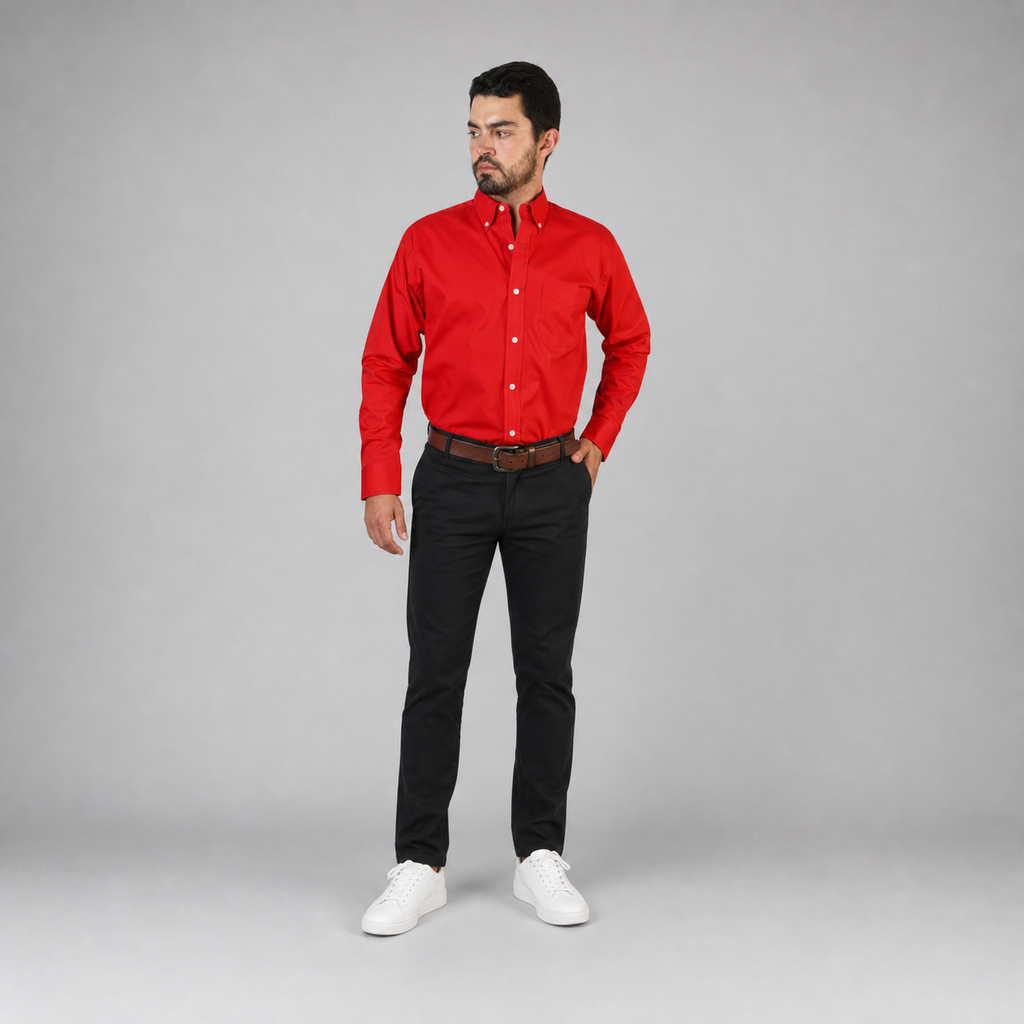 Camisa Venecia Rojo A0035