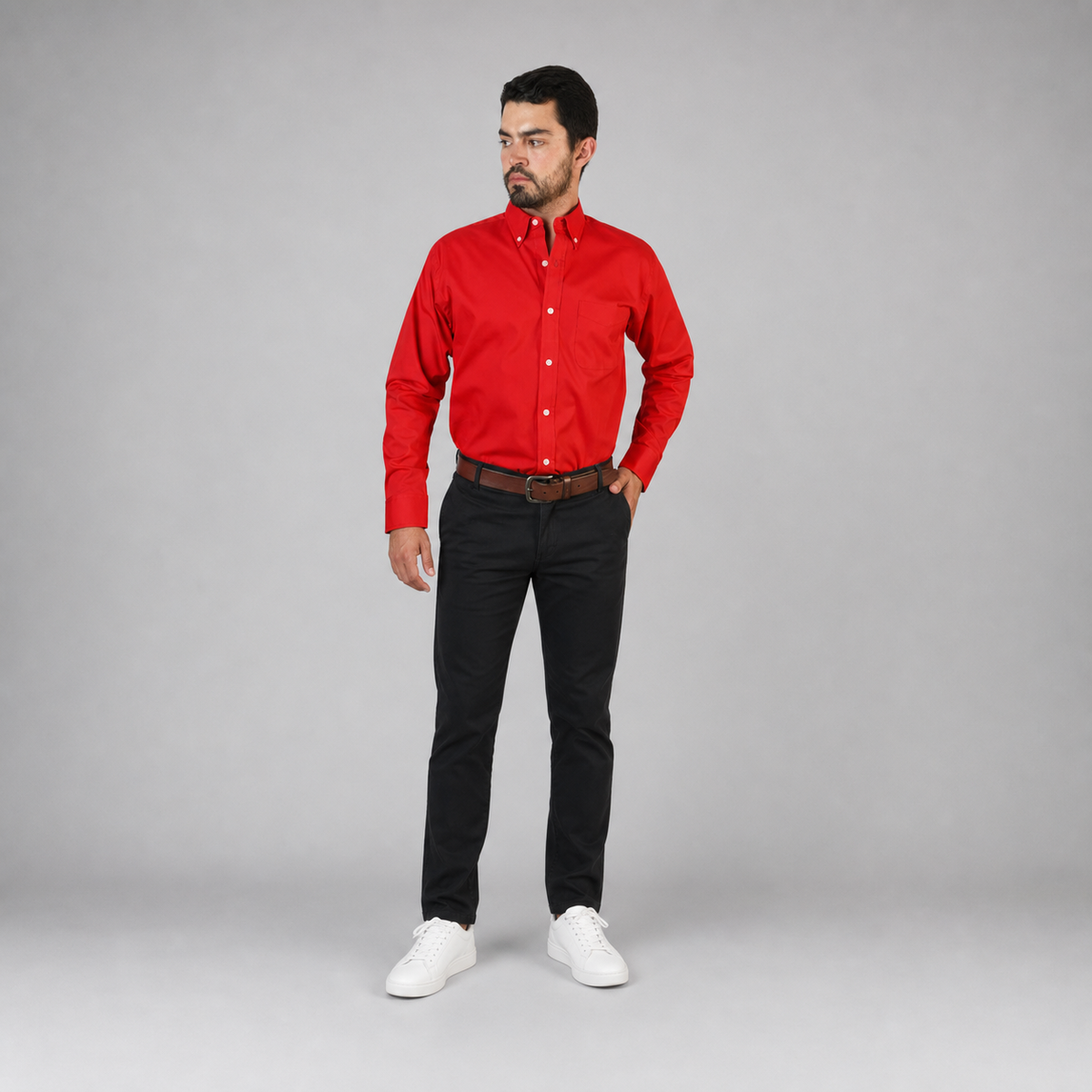 Camisa Venecia Rojo A0035