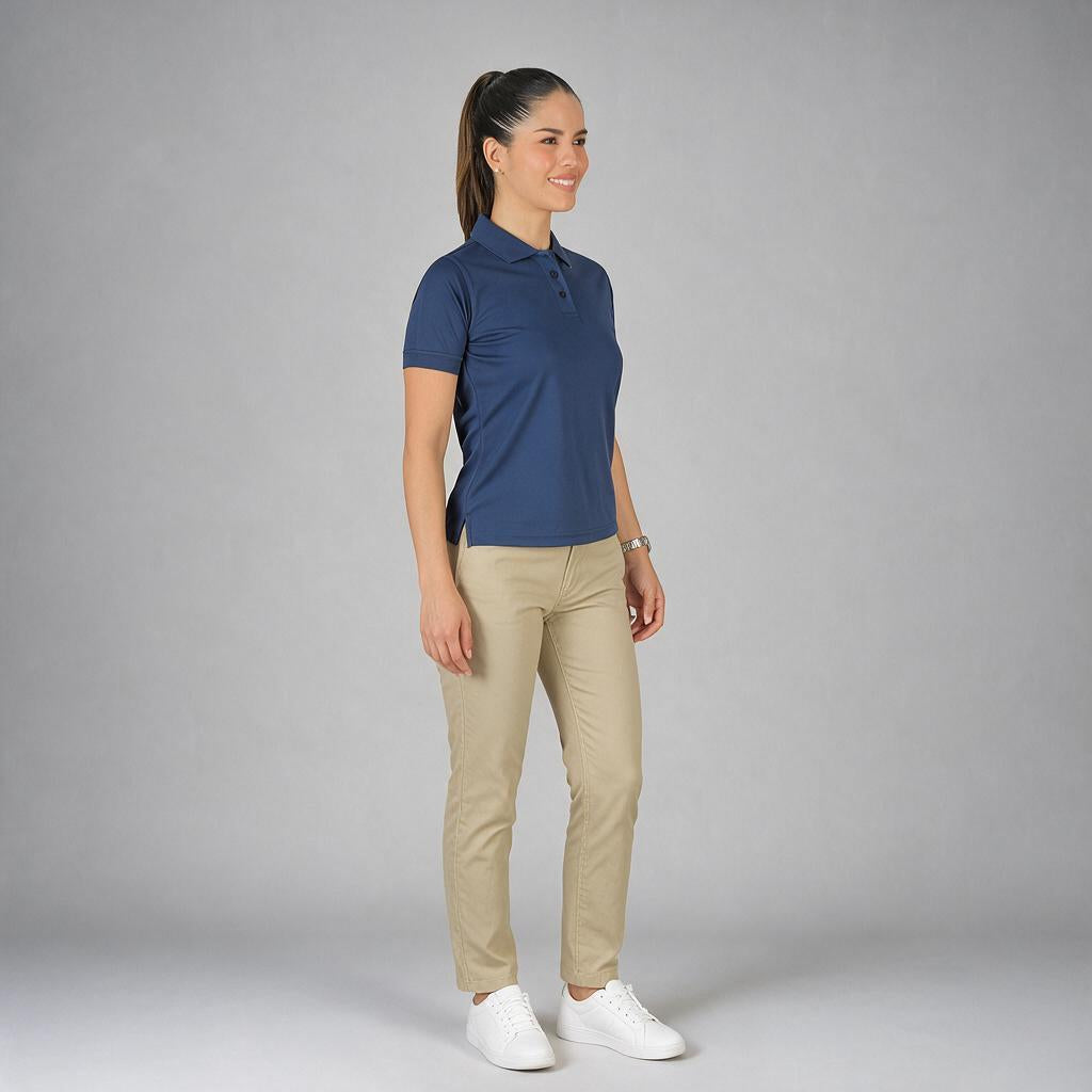 Polo Dry Fit  Navy B1770
