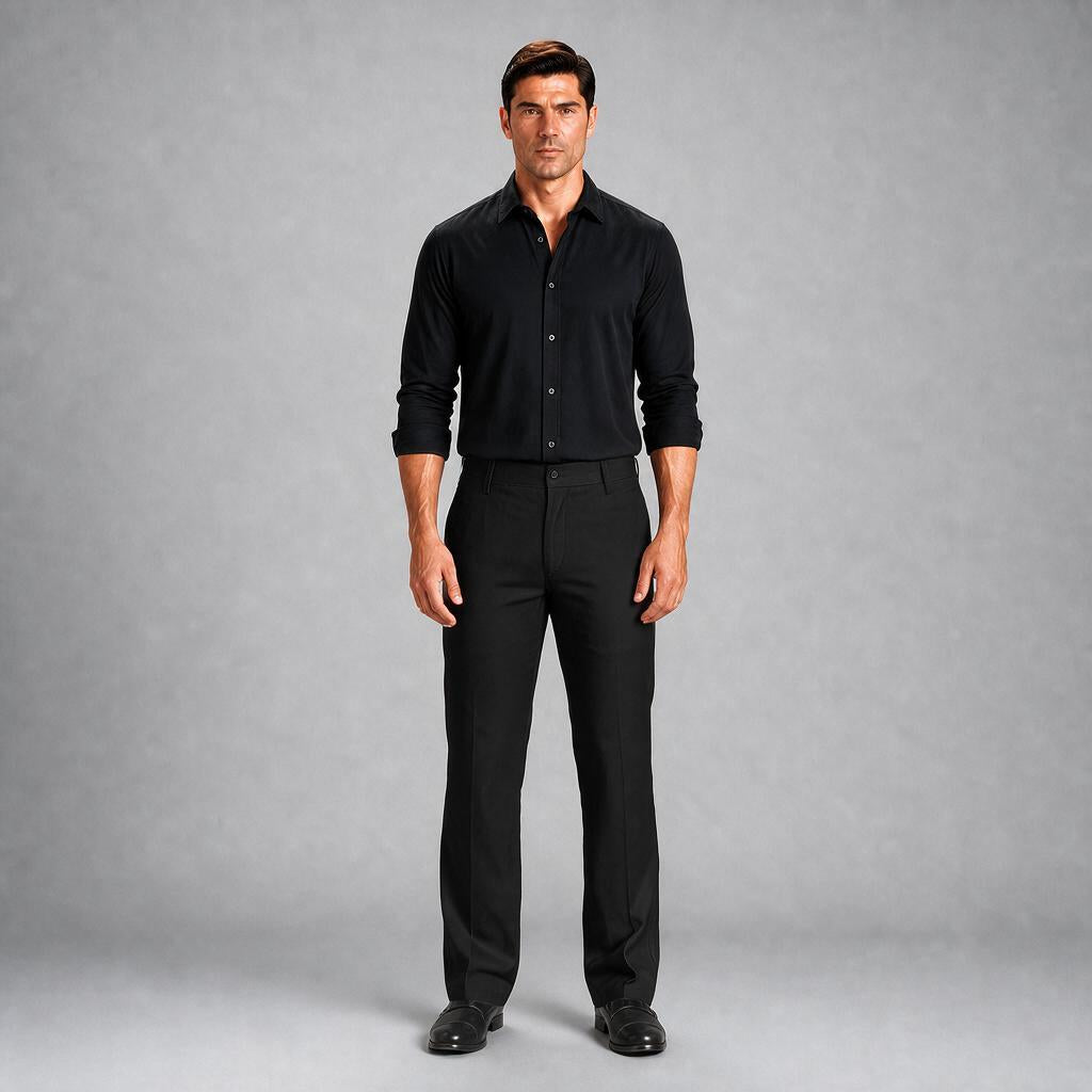 Pantalon  S/p Gab. Especial Negro A0605