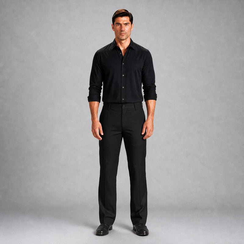 Pantalon  S/p Gab. Especial Negro A0605