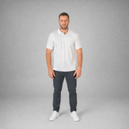 Polo Playera Polo Caballero Dry Fit Blanco A1770