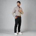 Camisa Oxford Ingles Negro A0205
