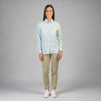 Blusa Lino Cancun Turquesa B0165