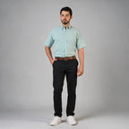 Camisa Oxford Ingles Verde A0200