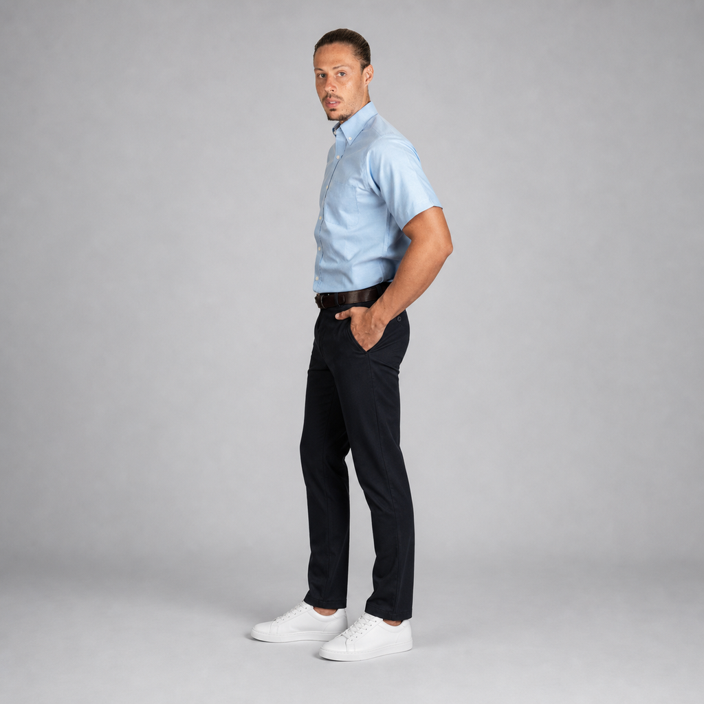 Camisa Oxford Italiano Cielo A0070
