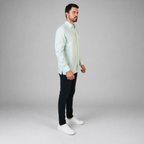 Camisa Lino Cancun Turquesa A0165