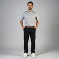 Camisa Oxford Pinpoint Negro A0060