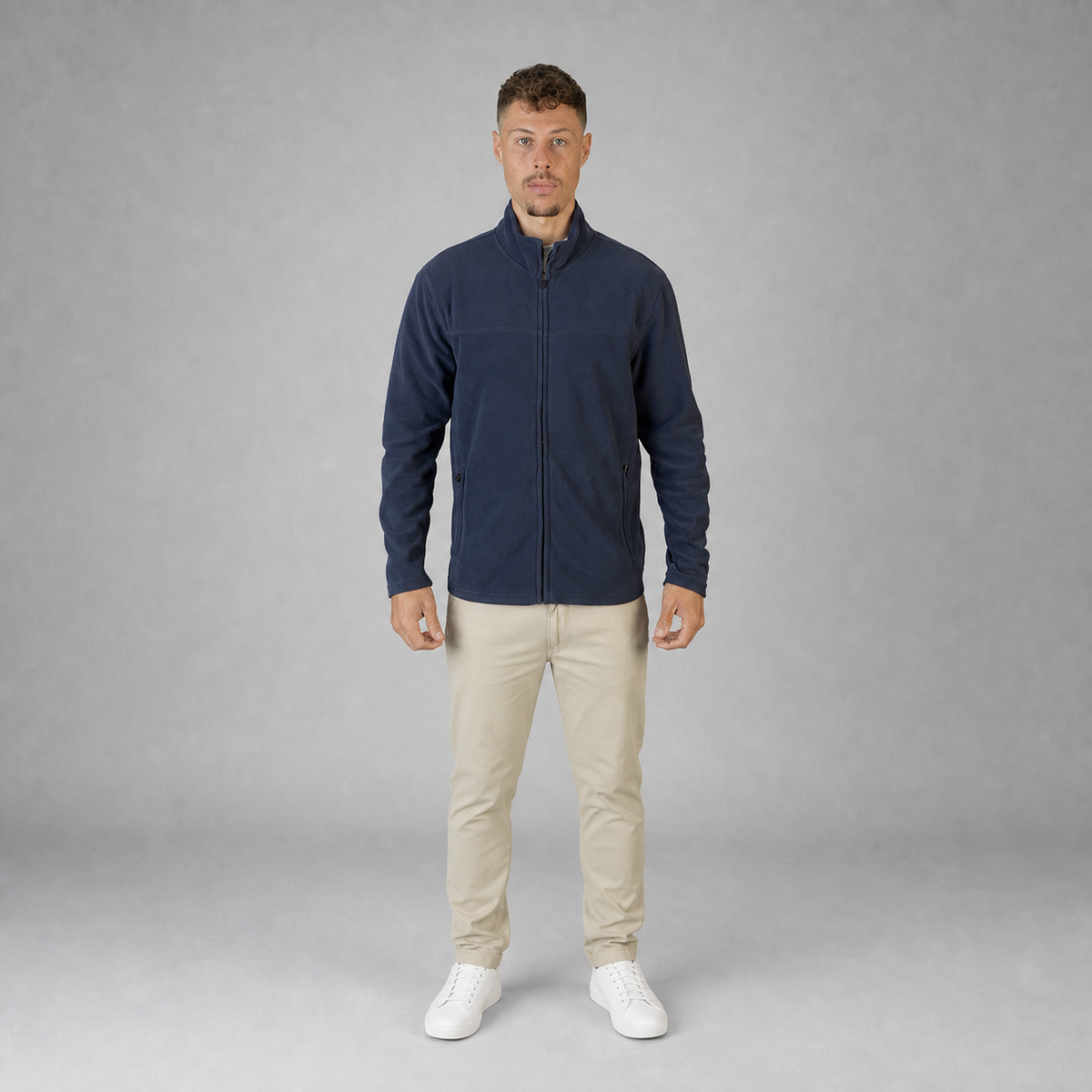 Chamarra Polar Fleece Marino A2075