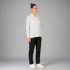 Blusa Lino Uniforme Blanco B0175