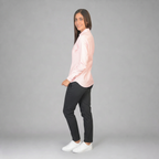 Blusa Oxford Italiano Rosa B0075