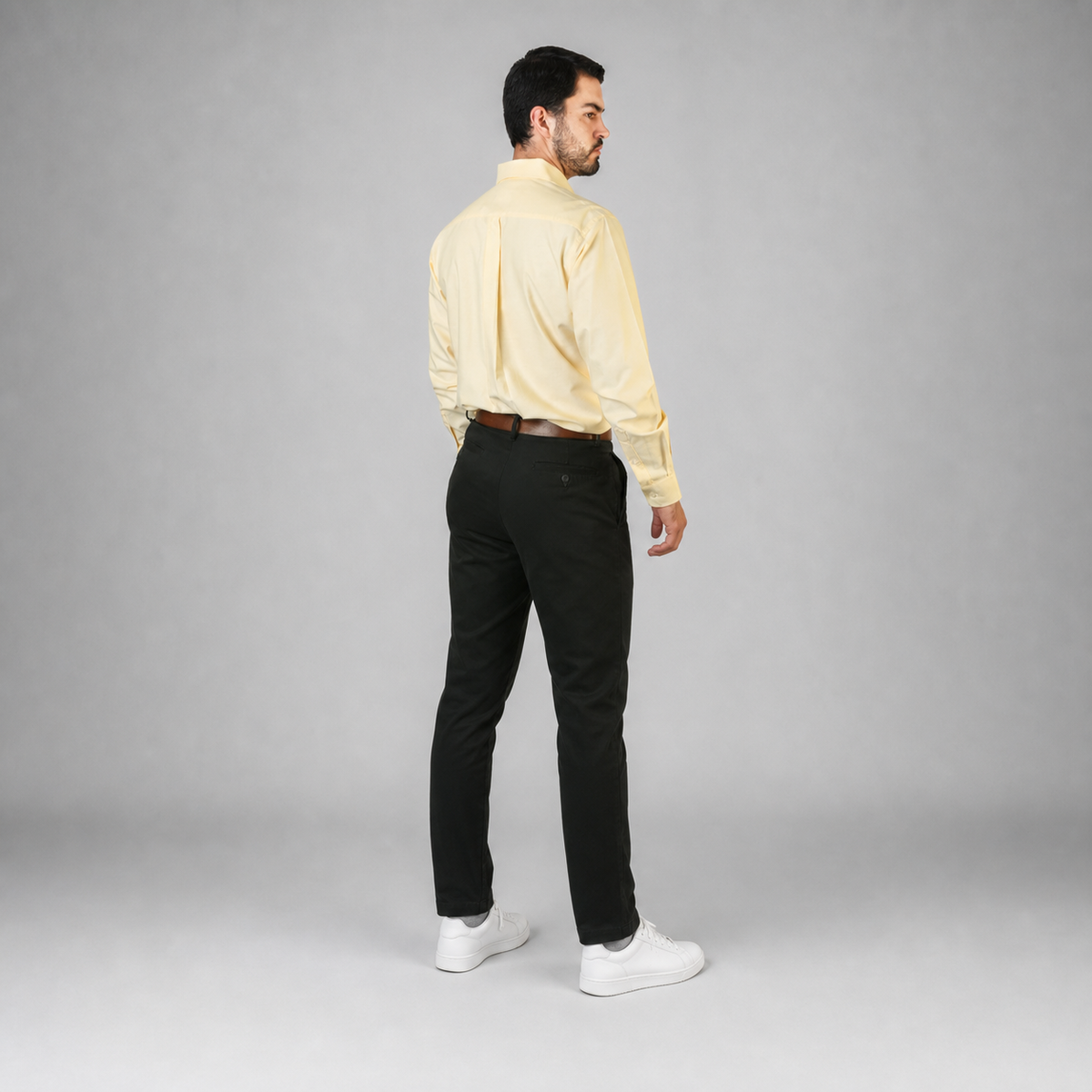 Camisa Oxford Amarillo A0055