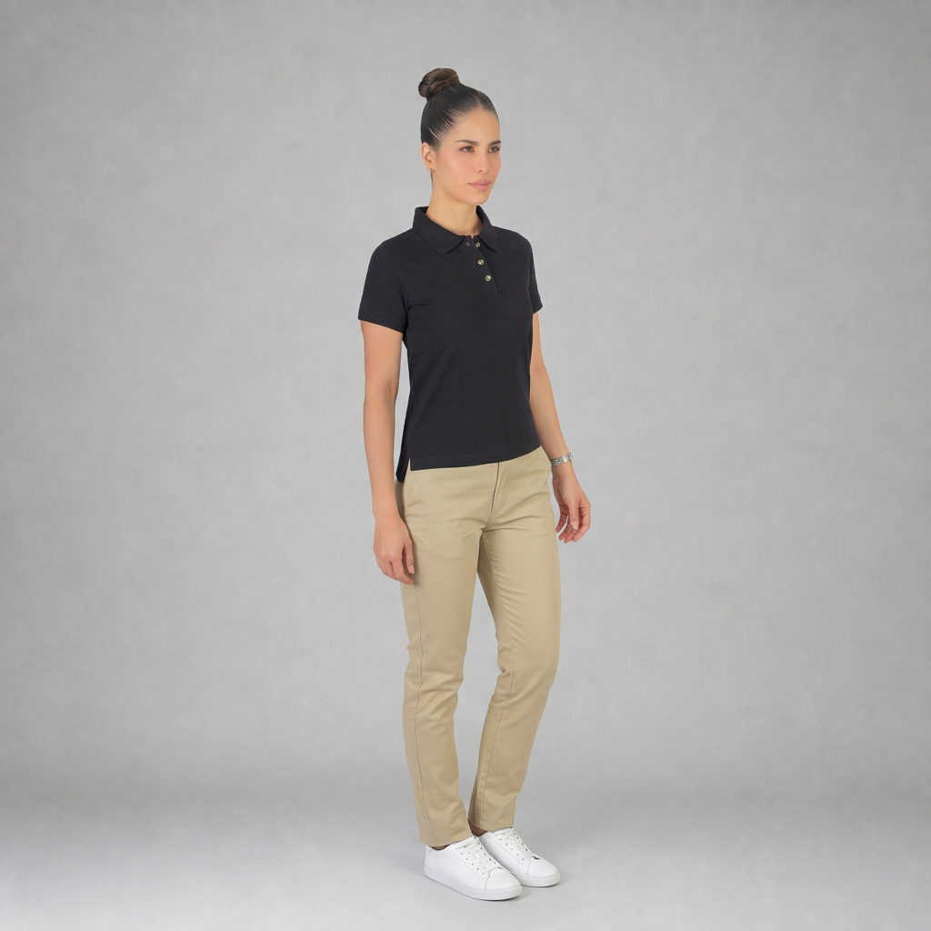 Polo Basic Negro B1660