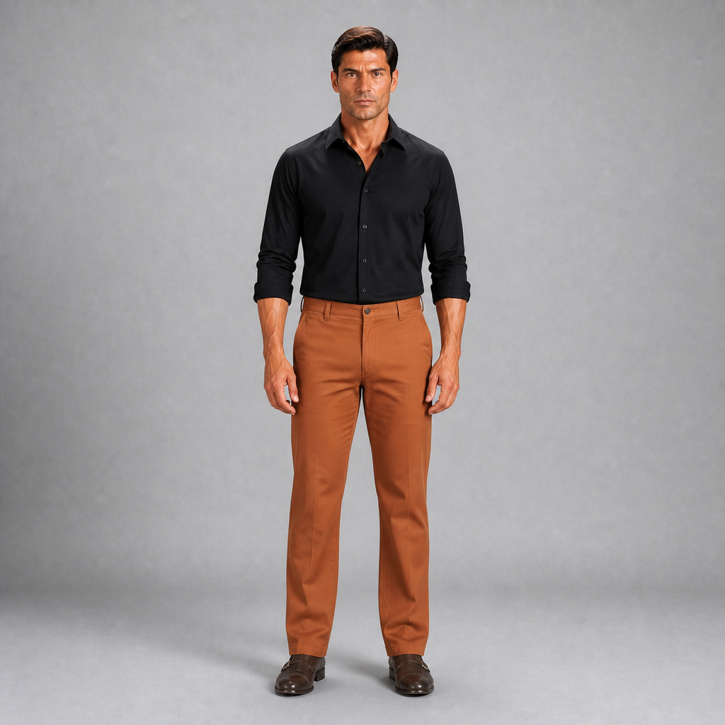 Pantalon  S/p Gab. Premium Ocre A0600