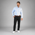 Camisa Oxford Pin Point Cielo A0065
