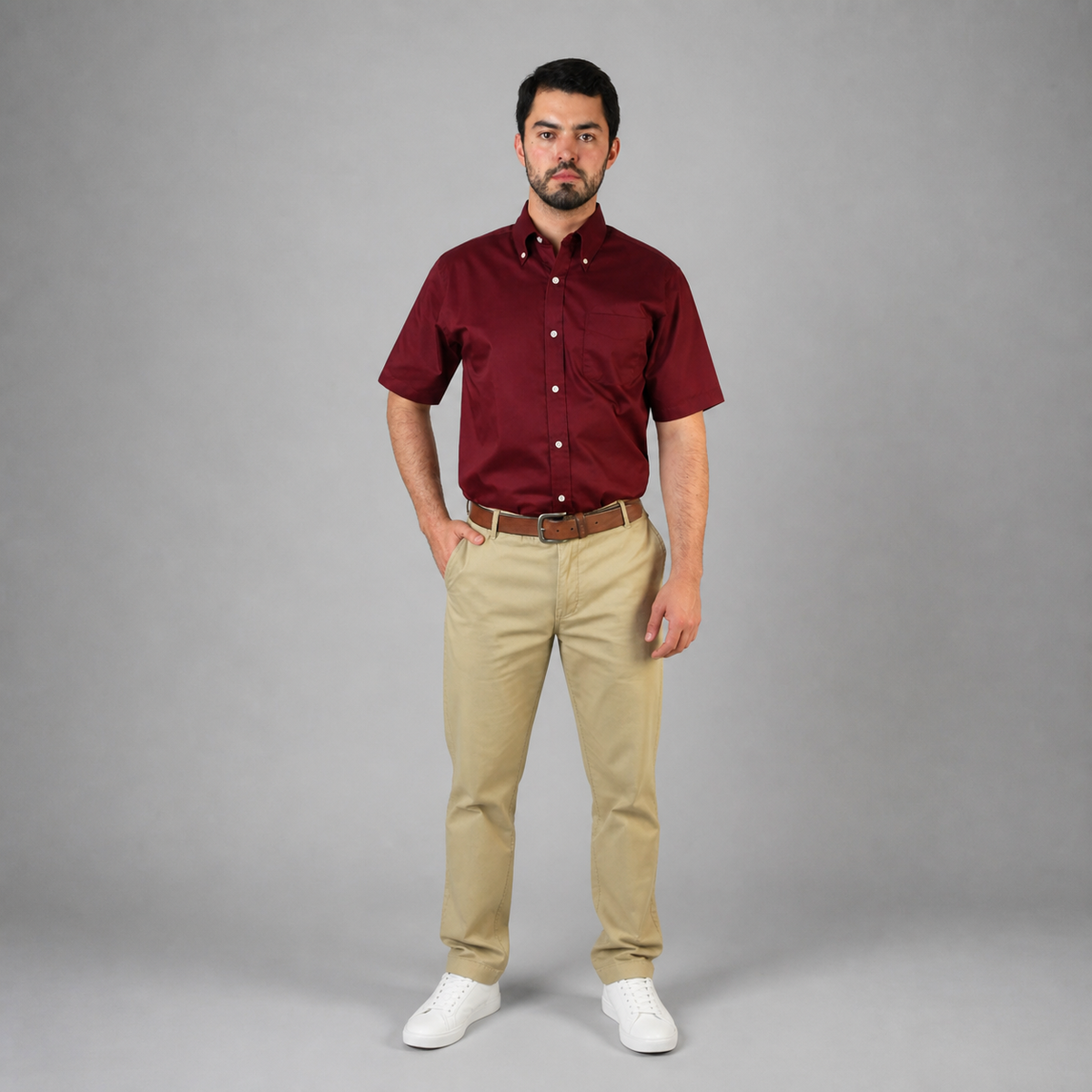 Camisa Florencia Tinto A0110