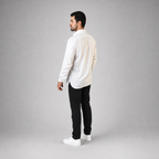 Camisa Lino Cancun Blanco A0165