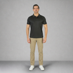 Polo Playera Polo Caballero Dry Fit Negro A1770