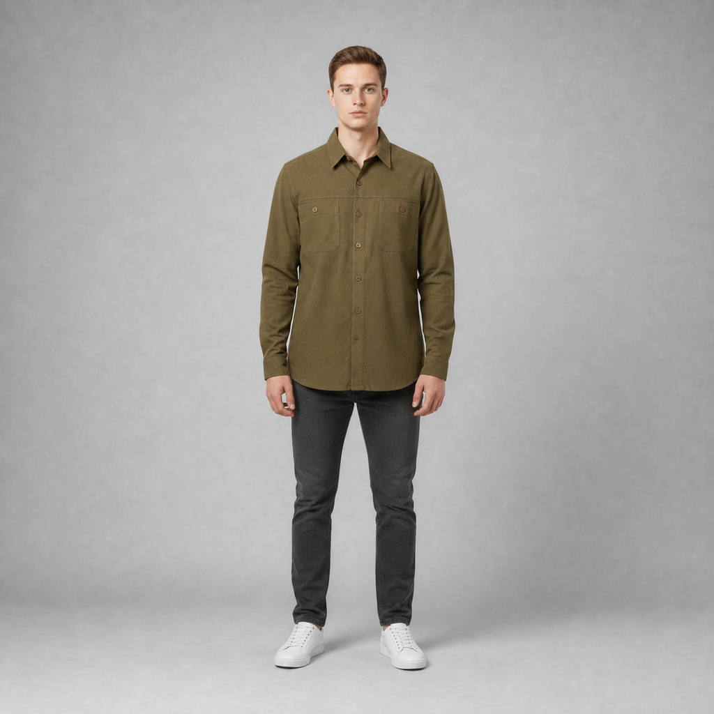 Sobrecamisa Suede Militar K0101