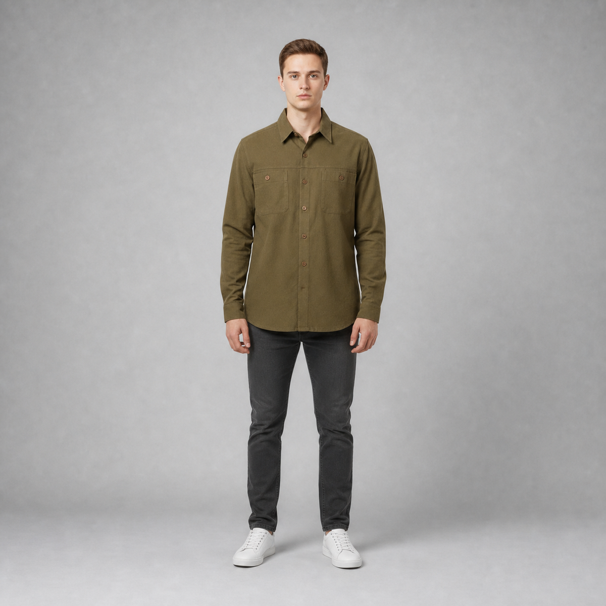 Sobrecamisa Suede Militar K0101