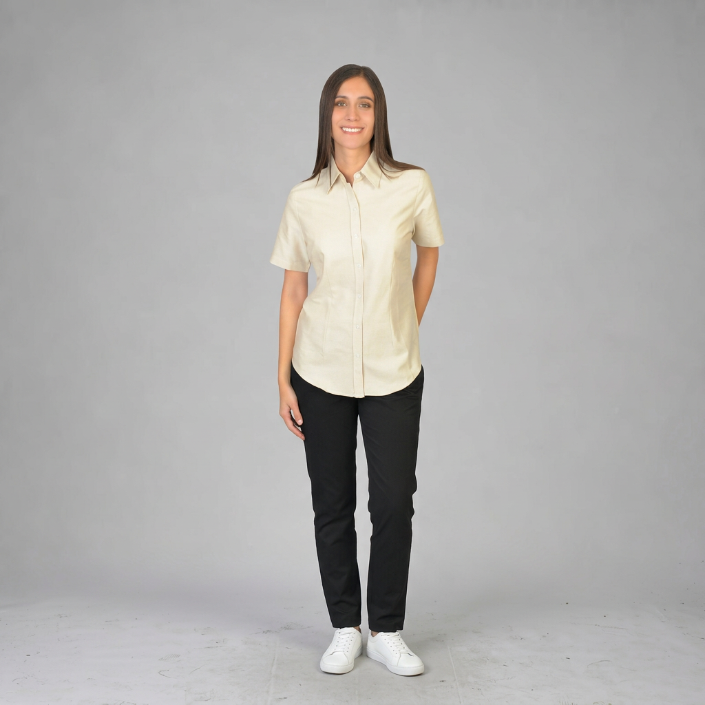 Blusa Oxford Beige B0050