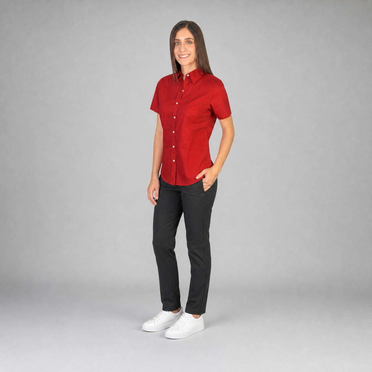 Blusa New York Rojo Quemado B0010