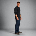 Pantalon S/p Gab. Premium Marino A0600