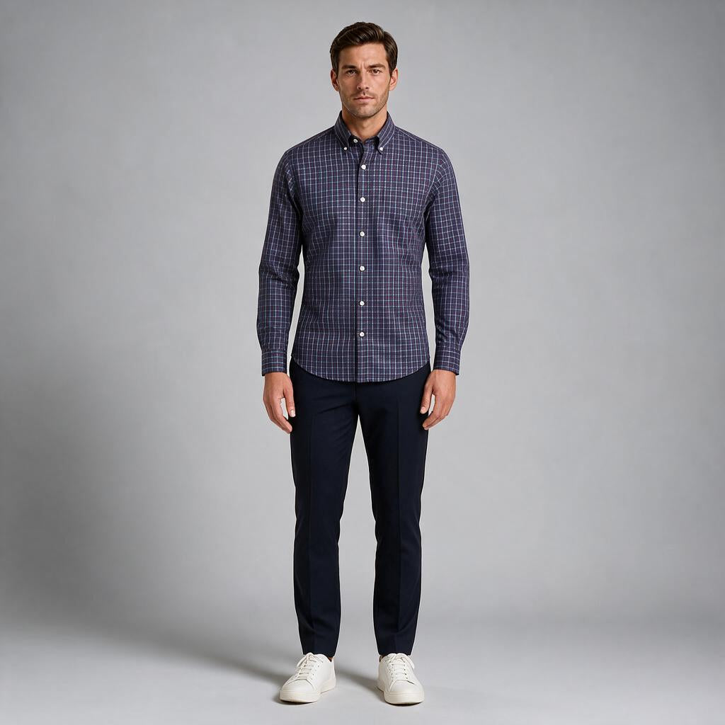 Camisa Basic 2326 Azul C2361