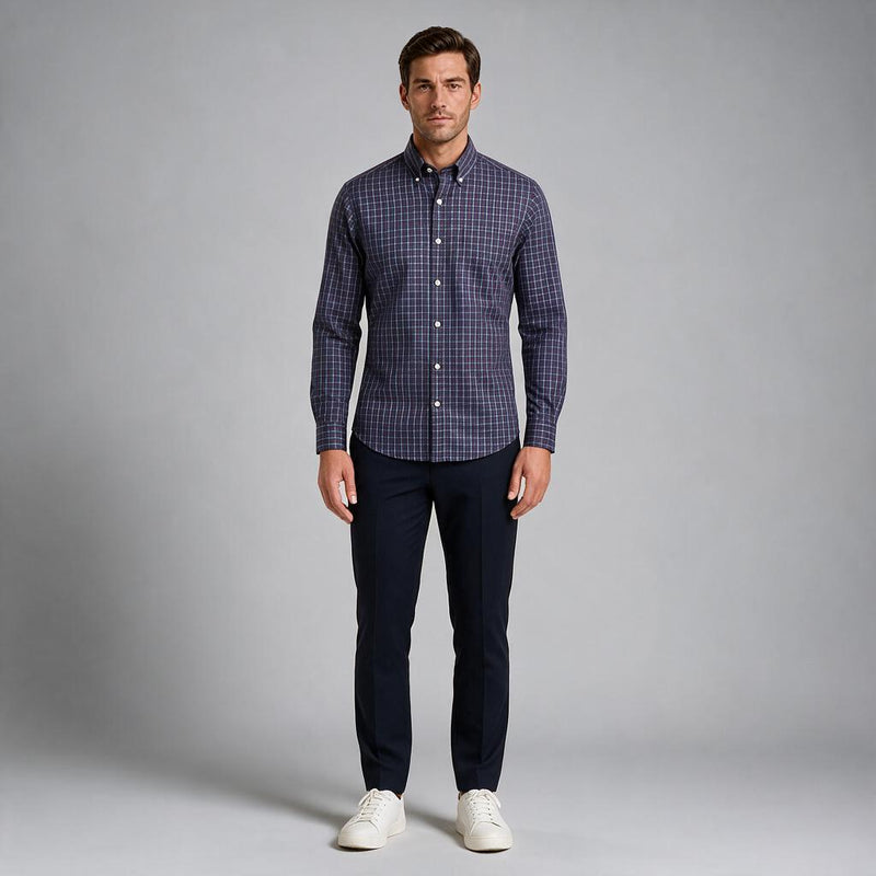 Camisa Basic 2326 Azul C2361