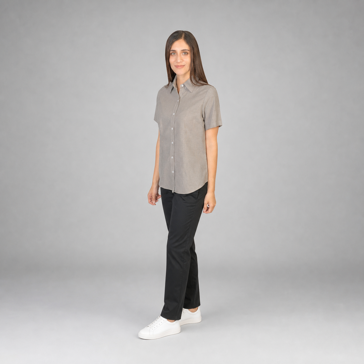 Blusa Oxford Ingles Negro B0200