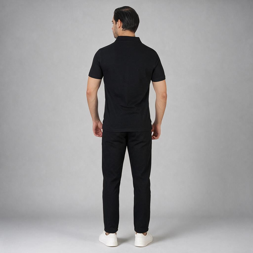 Polo Basic Negro A1660