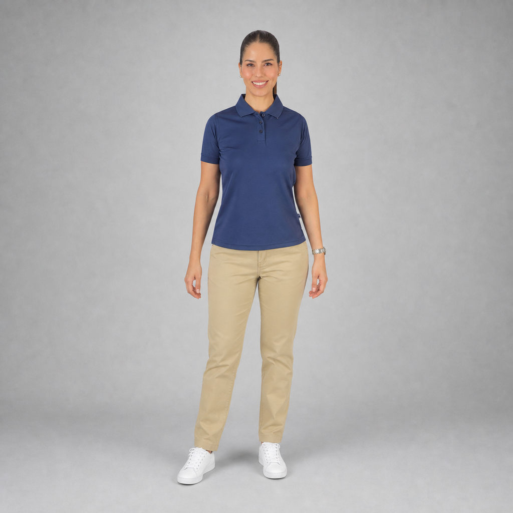 Polo Dry Fit  Navy B1770