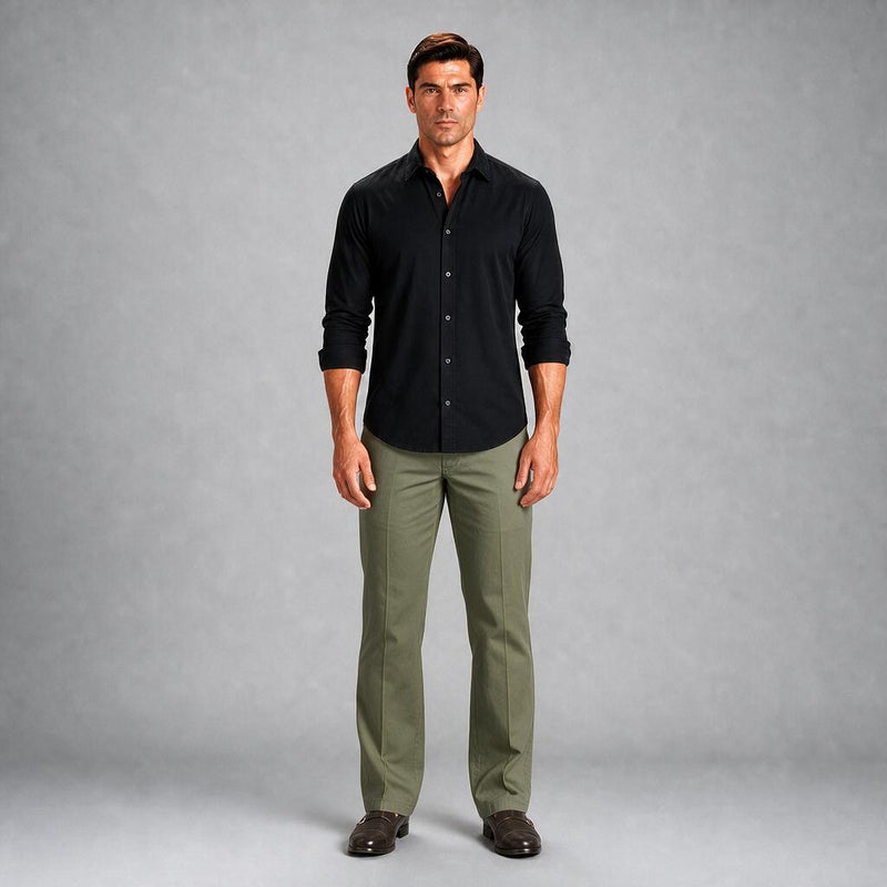 Pantalon  S/p Gab. Especial Olivo A0605