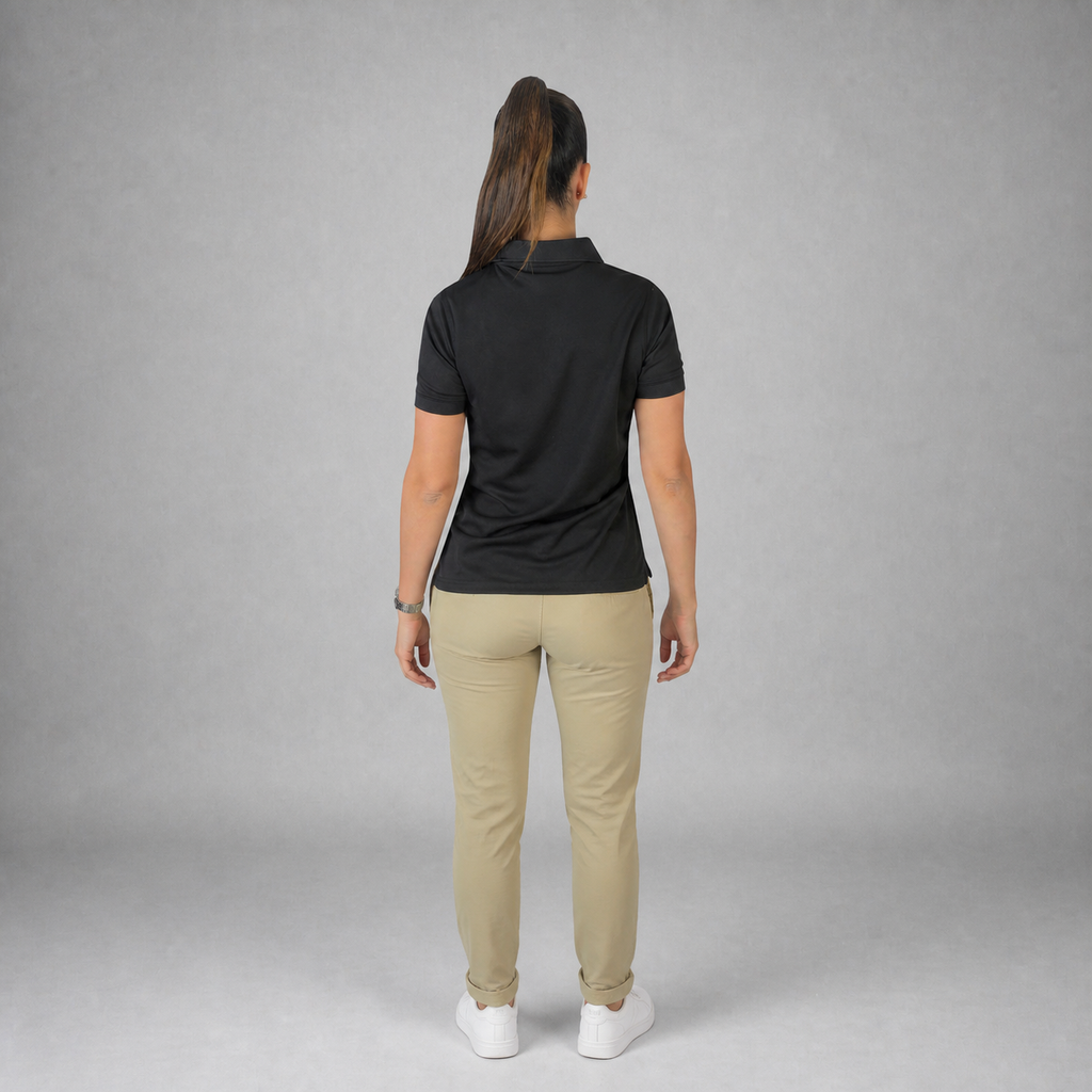 Polo Dry Fit Negro B1770