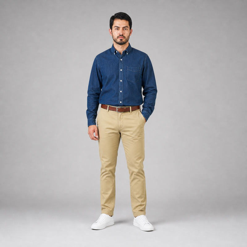 Camisa Mezclilla Stone Wash A0085