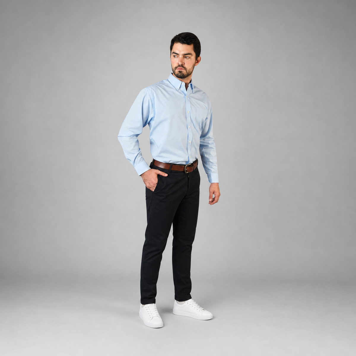 Camisa Sorrento Cielo A0045