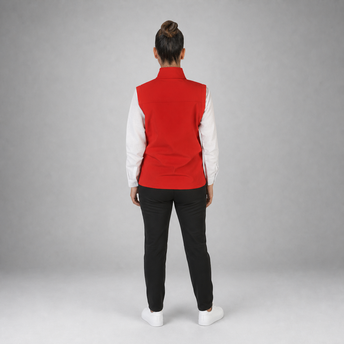 Chaleco Shell Rib Dama Rojo B1760