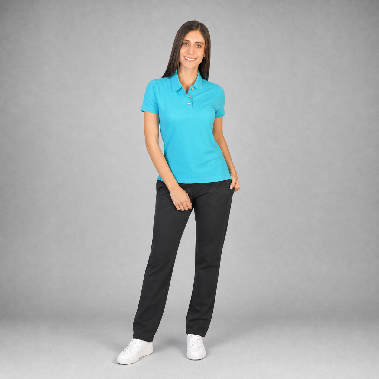Polo Turquesa B0400