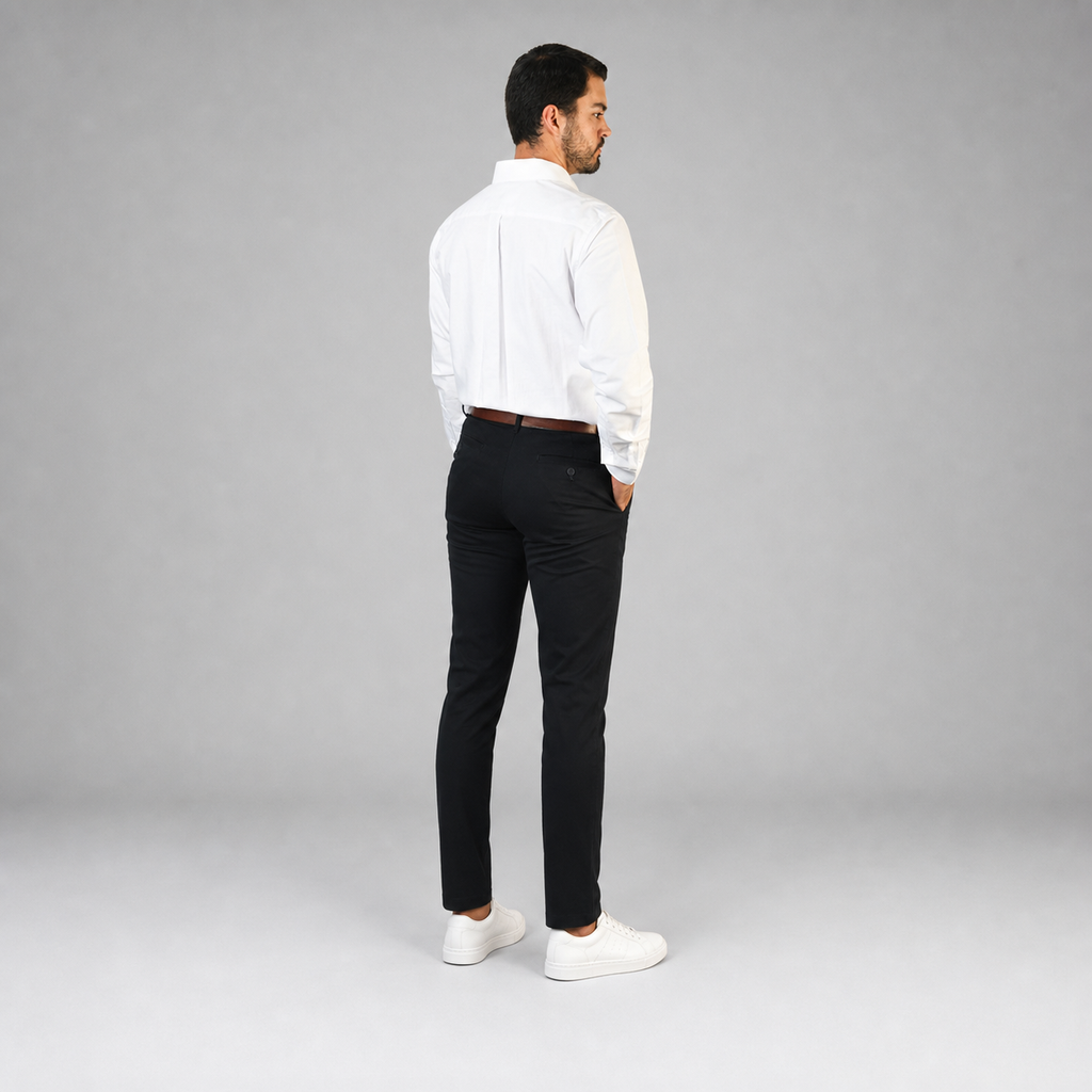 Camisa Oxford Blanco A0055