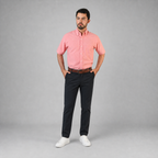 Camisa Oxford Ingles Coral A0200