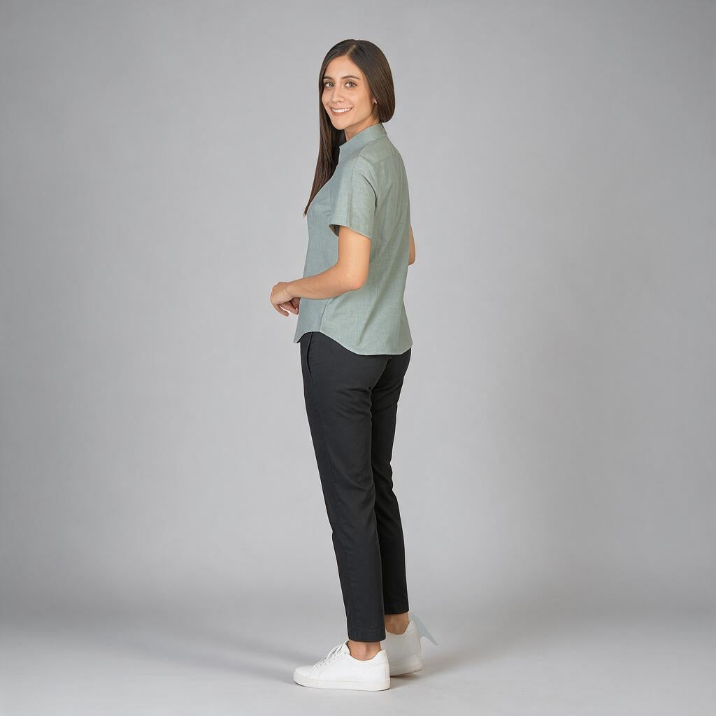 Blusa Oxford Ingles Pasto B0200