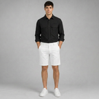 Bermuda Gabardina Blanco A0650