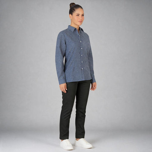 Blusa Lino Uniforme Marino B0175