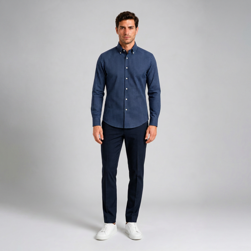 Camisa Scotland 3403 Marino C2364